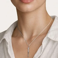 Harry Potter (F/Si2) Womens 1/6 CT. T.W. Lab Grown White Diamond Sterling Silver 16 Inch Pendant Necklace