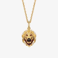 Harry Potter (F / Si2) Womens 1/10 CT. T.W. Genuine Red Garnet 14K Gold Over Silver 16 Inch Pendant Necklace