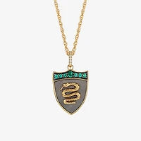 Harry Potter (F / Si2) Womens Diamond Accent Genuine Red Garnet 14K Gold Over Silver 16 Inch Pendant Necklace