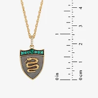 Harry Potter (F / Si2) Womens Diamond Accent Genuine Red Garnet 14K Gold Over Silver 16 Inch Pendant Necklace