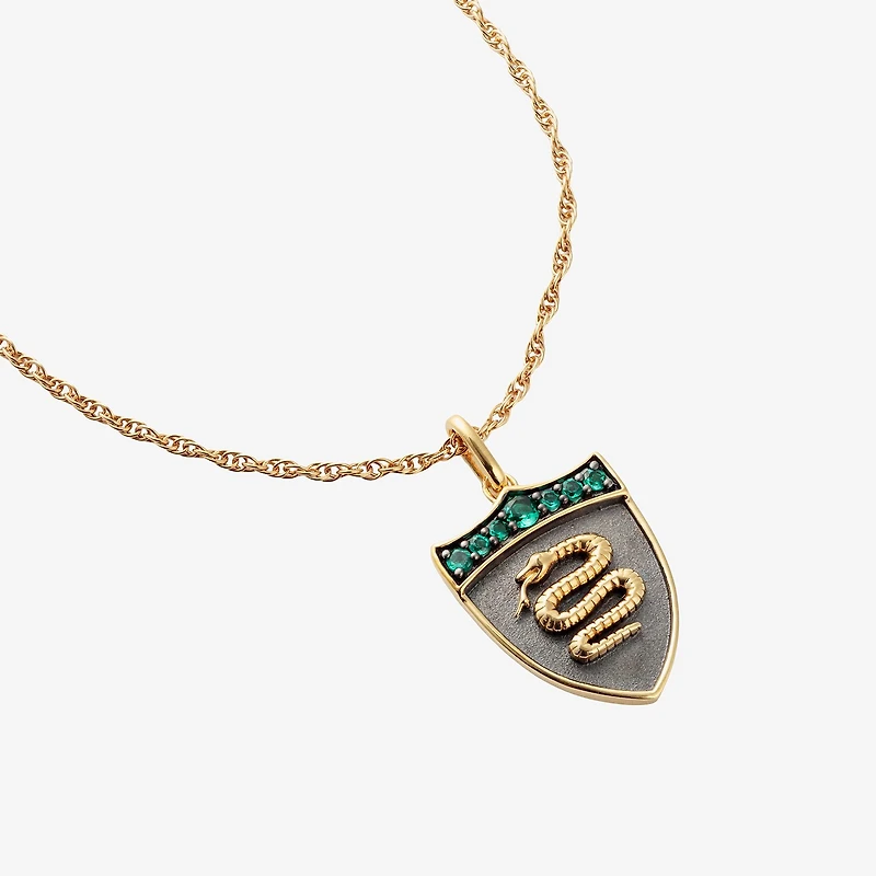 Harry Potter (F / Si2) Womens Diamond Accent Genuine Red Garnet 14K Gold Over Silver 16 Inch Pendant Necklace