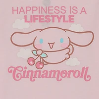 Little & Big Kid Girls Crew Neck Short Sleeve Regular Fit Cinnamoroll Graphic T-Shirt