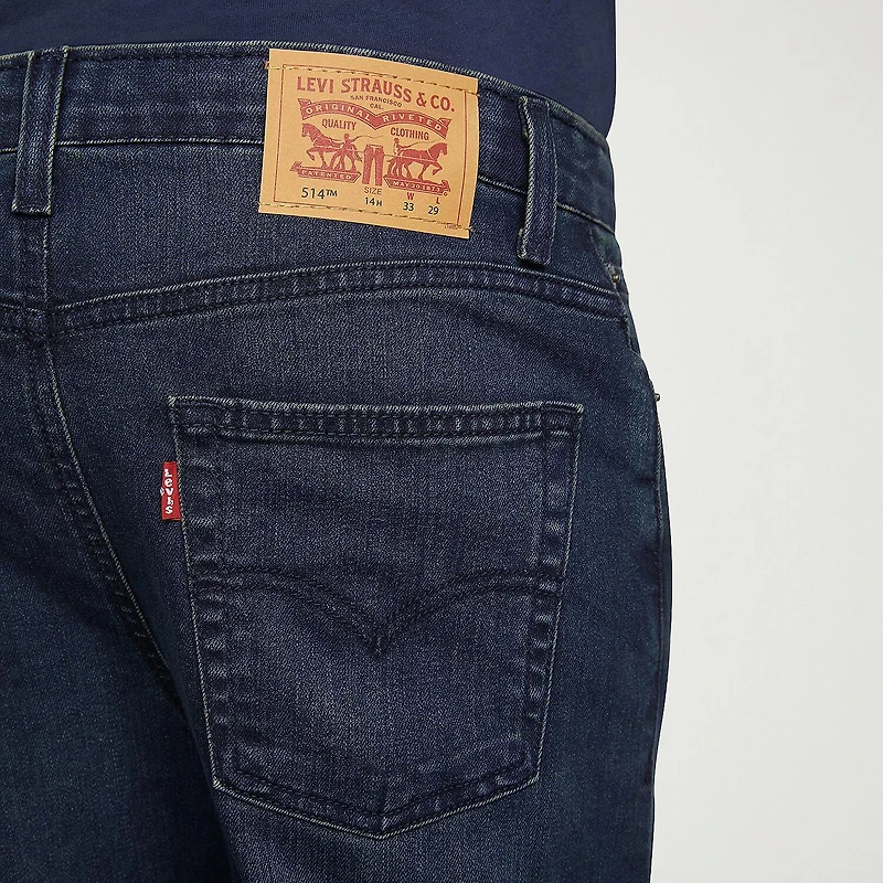 Levi's® Big Kid Boys Adjustable Waist Stretch Fabric 514™ Straight Leg Jean