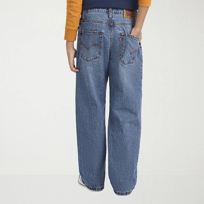 Levi's® Big Kid Boys Adjustable Waist 578™ Baggy Fit Straight Leg Jean