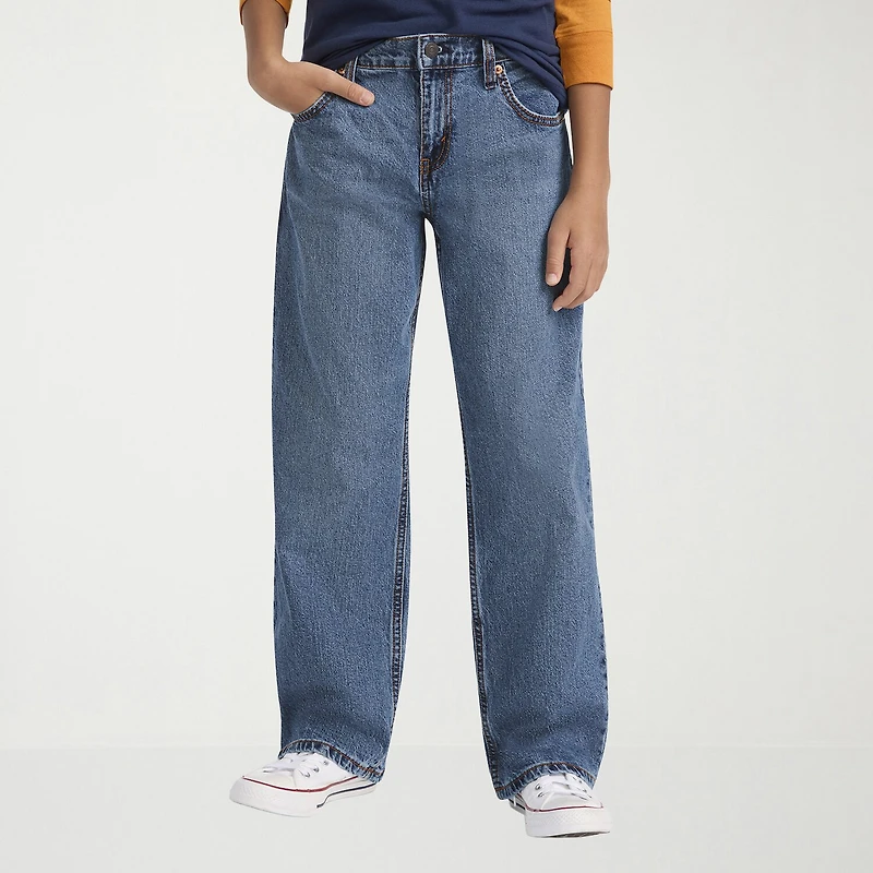Levi's® Big Kid Boys Adjustable Waist 578™ Baggy Fit Straight Leg Jean