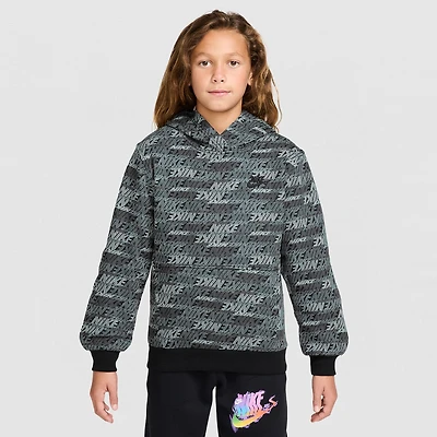 Nike Club Big Kid Unisex Long Sleeve Fleece Active Hoodie