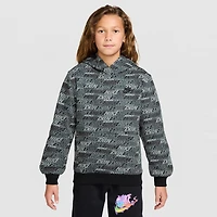 Nike Club Big Kid Unisex Long Sleeve Fleece Active Hoodie
