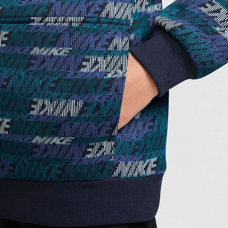 Nike Club Big Kid Unisex Long Sleeve Fleece Active Hoodie