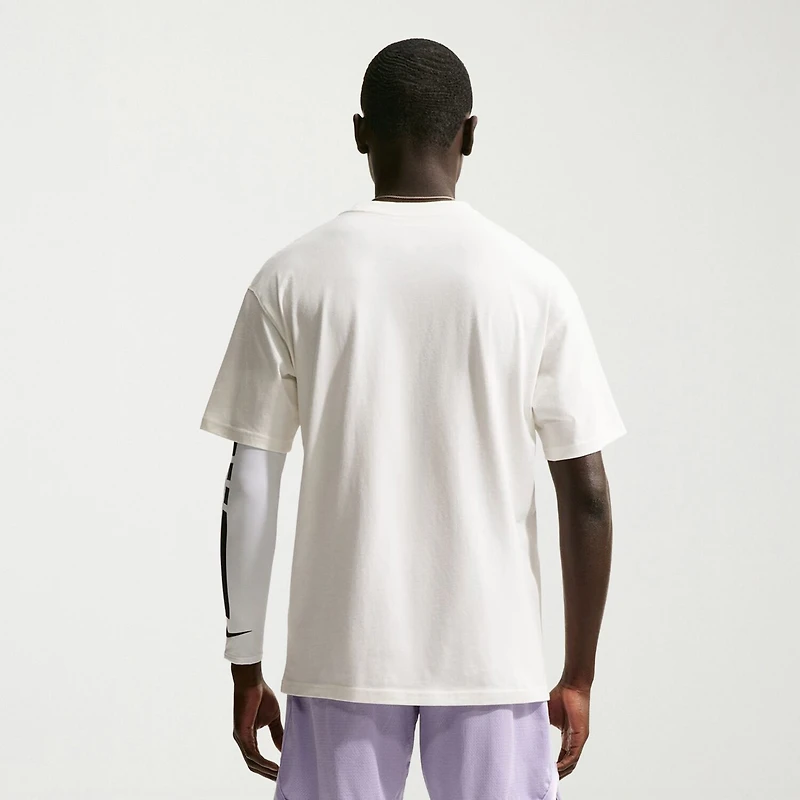Nike Mens Crew Neck Short Sleeve Regular Fit Graphic T-Shirt