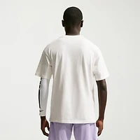 Nike Mens Crew Neck Short Sleeve Regular Fit Graphic T-Shirt