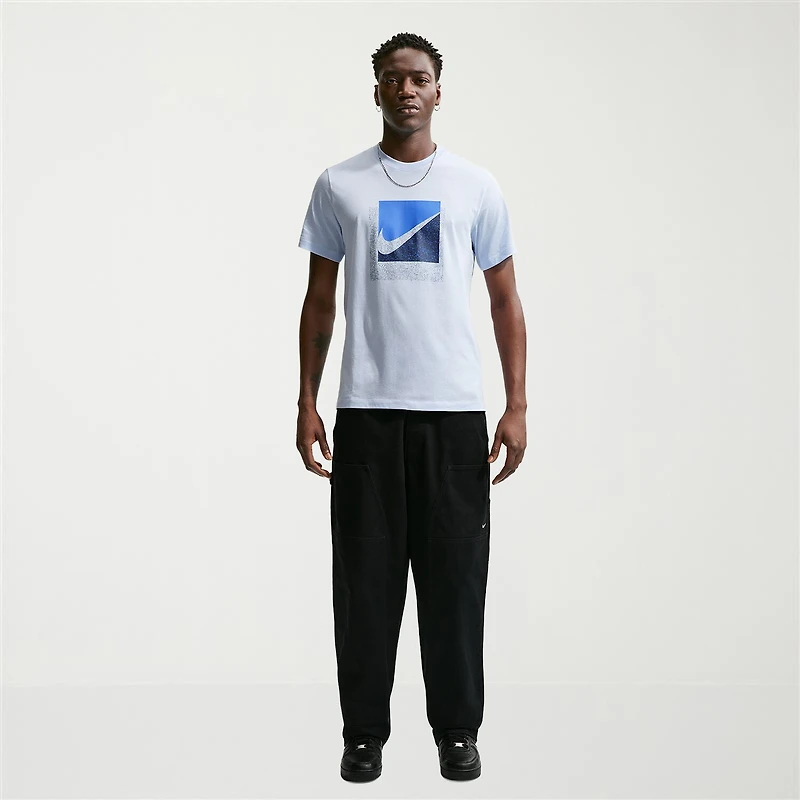 Nike Swoosh Mens Crew Neck Short Sleeve Classic Fit Graphic T-Shirt