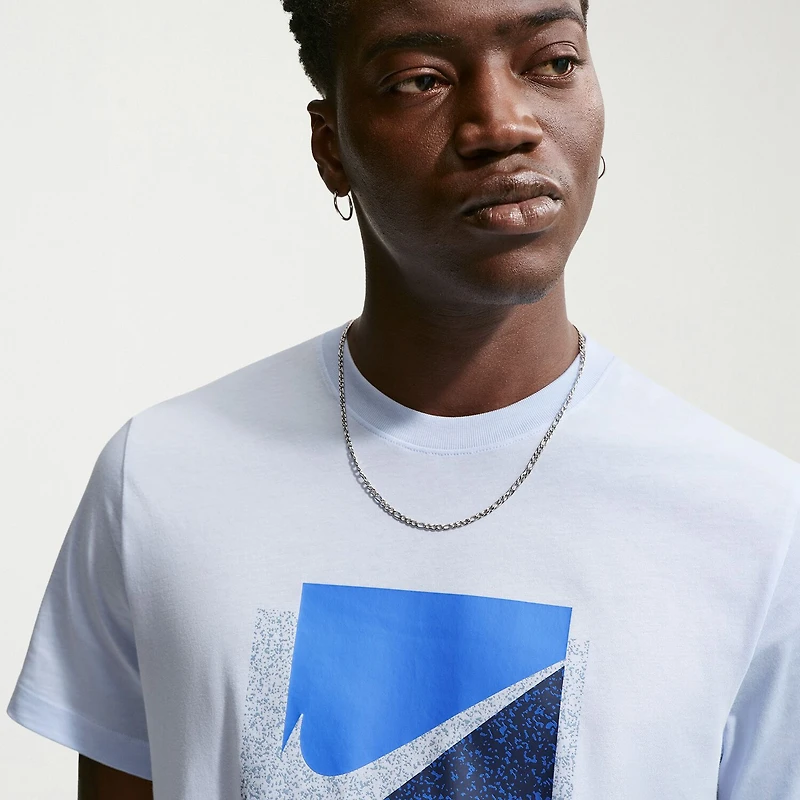 Nike Swoosh Mens Crew Neck Short Sleeve Classic Fit Graphic T-Shirt