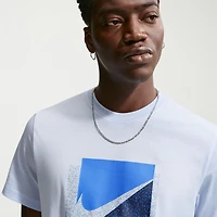 Nike Swoosh Mens Crew Neck Short Sleeve Classic Fit Graphic T-Shirt