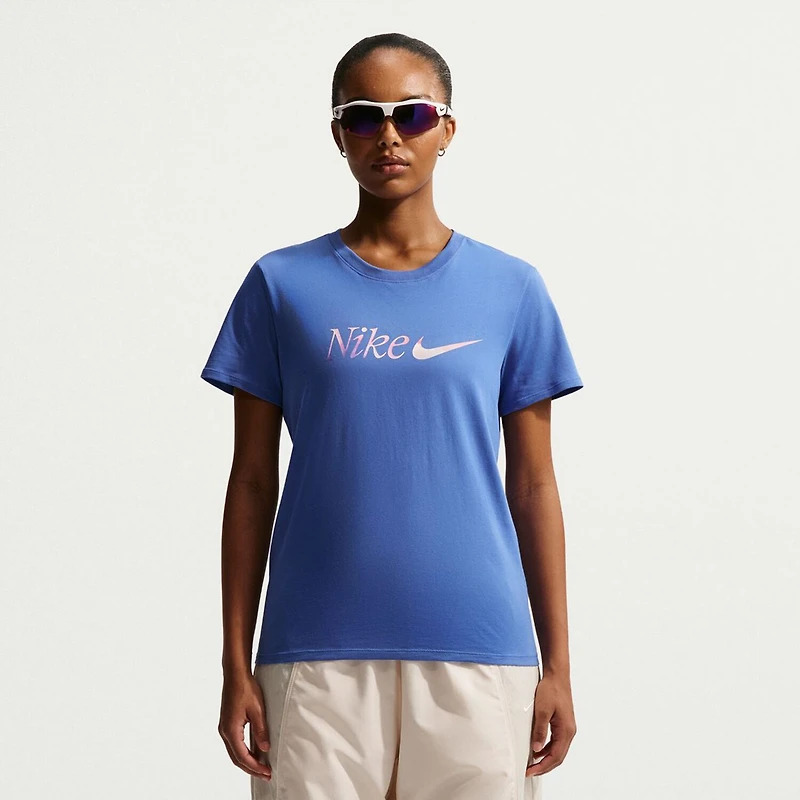 Nike Womens Crew Neck Short Sleeve Active T-Shirt