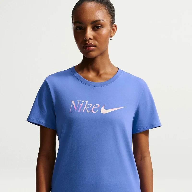 Nike Womens Crew Neck Short Sleeve Active T-Shirt
