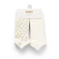 Mixit Womens 6 Pair Low Cut Socks