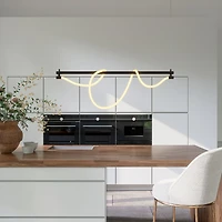 Zuo Modern Adder Black Powder Coated Steel And Silicone Wall Lamp