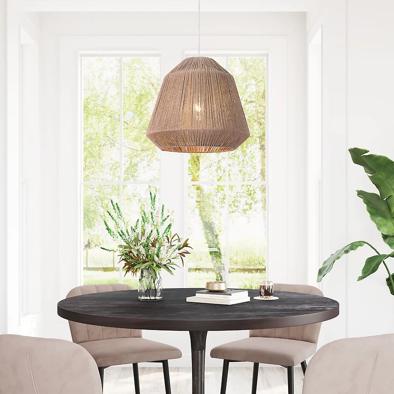 Zuo Modern Impala Brown Steel And Paper Wall Lamp