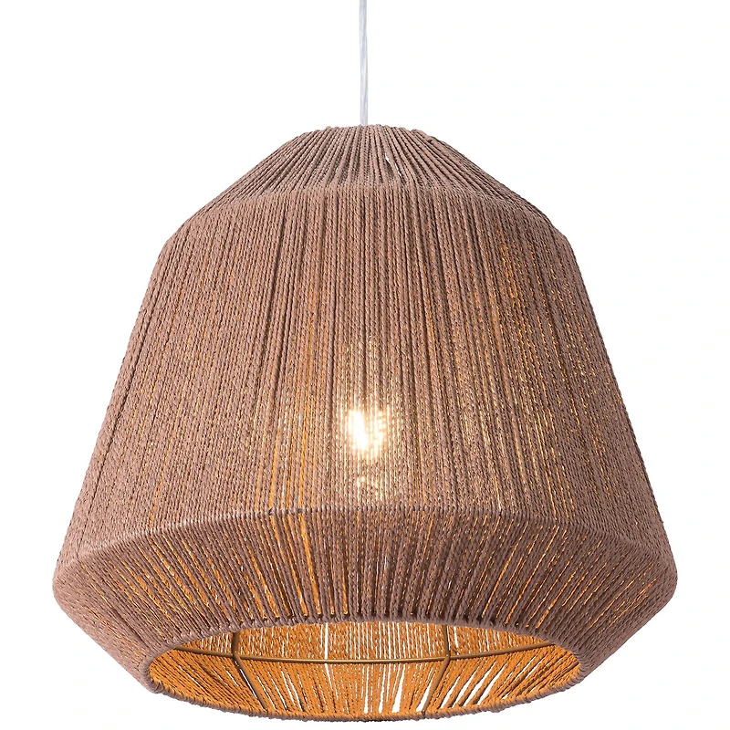 Zuo Modern Impala Brown Steel And Paper Wall Lamp