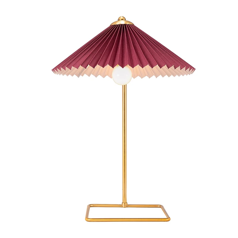 Zuo Modern Charo Red And Gold Electroplated Steel Table Lamp