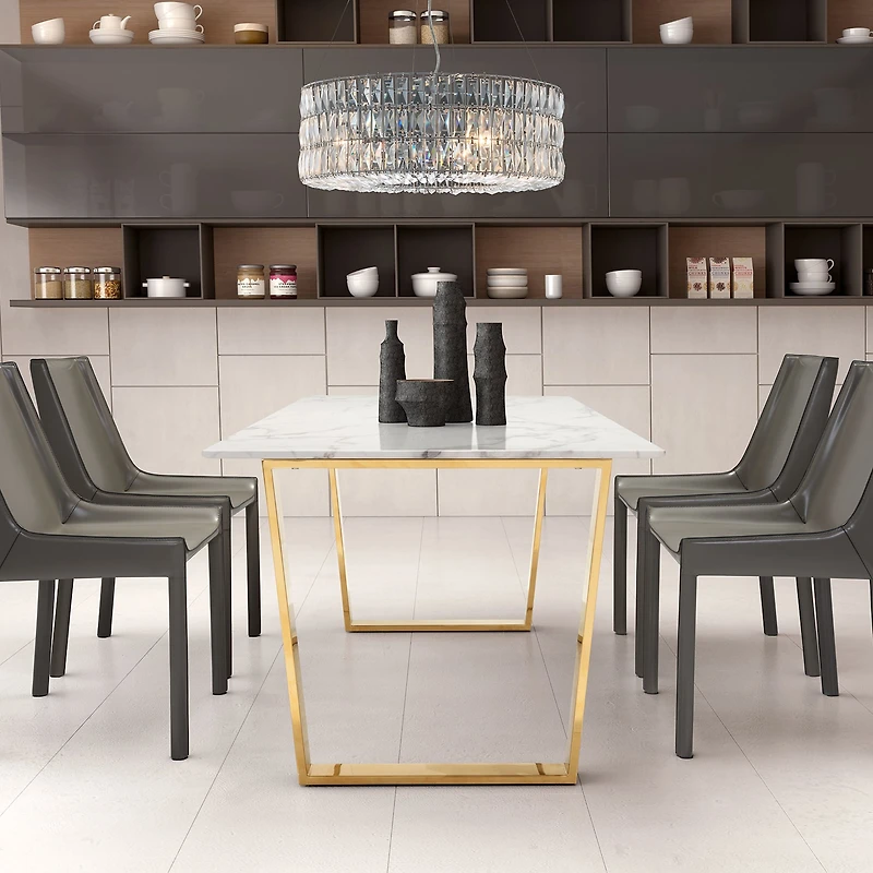 Zuo Modern Jena Chromed Steel And Clear Glass Wall Lamp