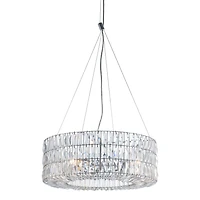 Zuo Modern Jena Chromed Steel And Clear Glass Wall Lamp