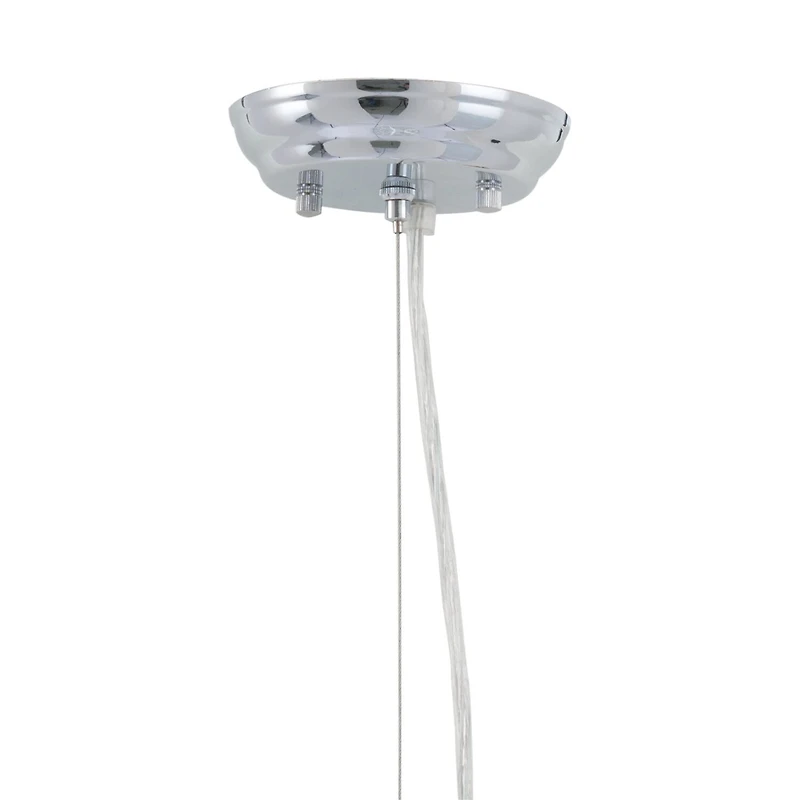 Zuo Modern Jena Chromed Steel And Clear Glass Wall Lamp
