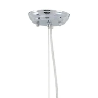 Zuo Modern Jena Chromed Steel And Clear Glass Wall Lamp