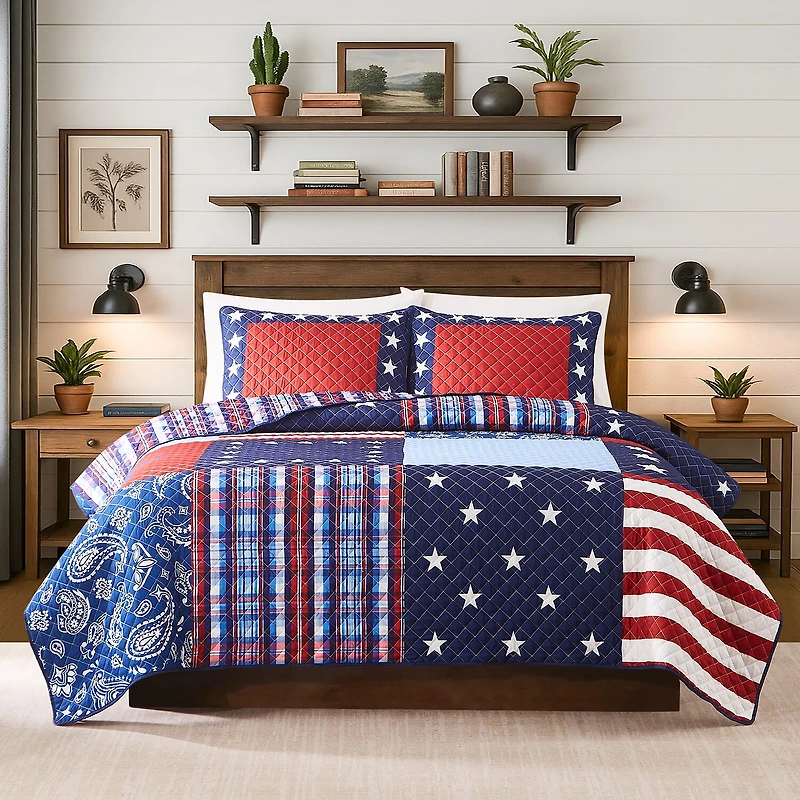 Avanti Americana Reversible Quilt Set