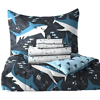 Dream Factory Sharks 5-pc. Complete Bedding Set with Sheets