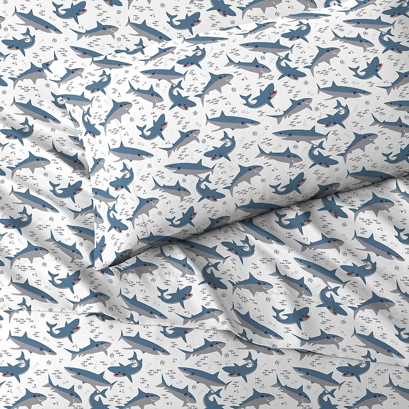 Dream Factory Sharks Sheet Set