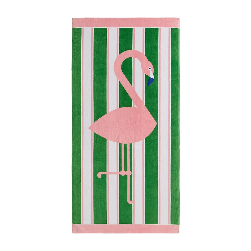 JONATHAN ADLER Flamingo Beach Towel