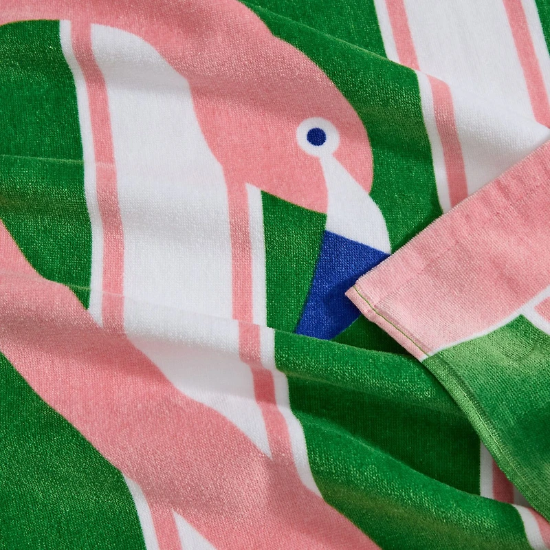 JONATHAN ADLER Flamingo Beach Towel