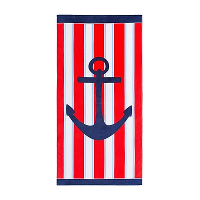 JONATHAN ADLER Big Anchor Beach Towel