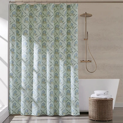 Brooklyn Loom Olivia Floral Shower Curtain