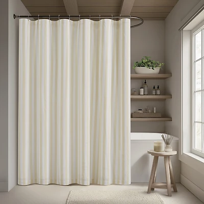 Brooklyn Loom Levi Stripe Shower Curtain