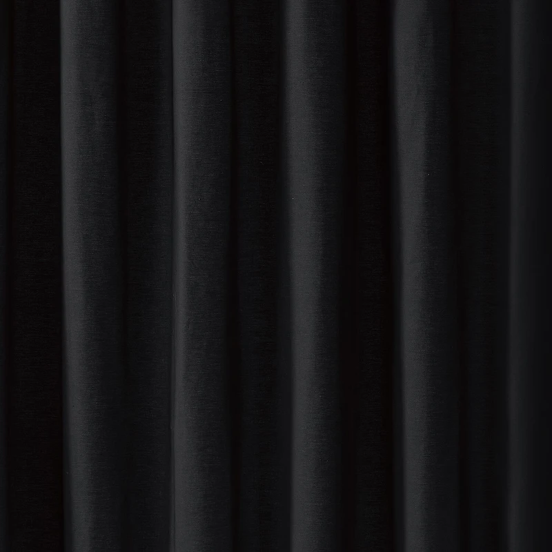 Brooklyn Loom Solid Cotton Percale Shower Curtain