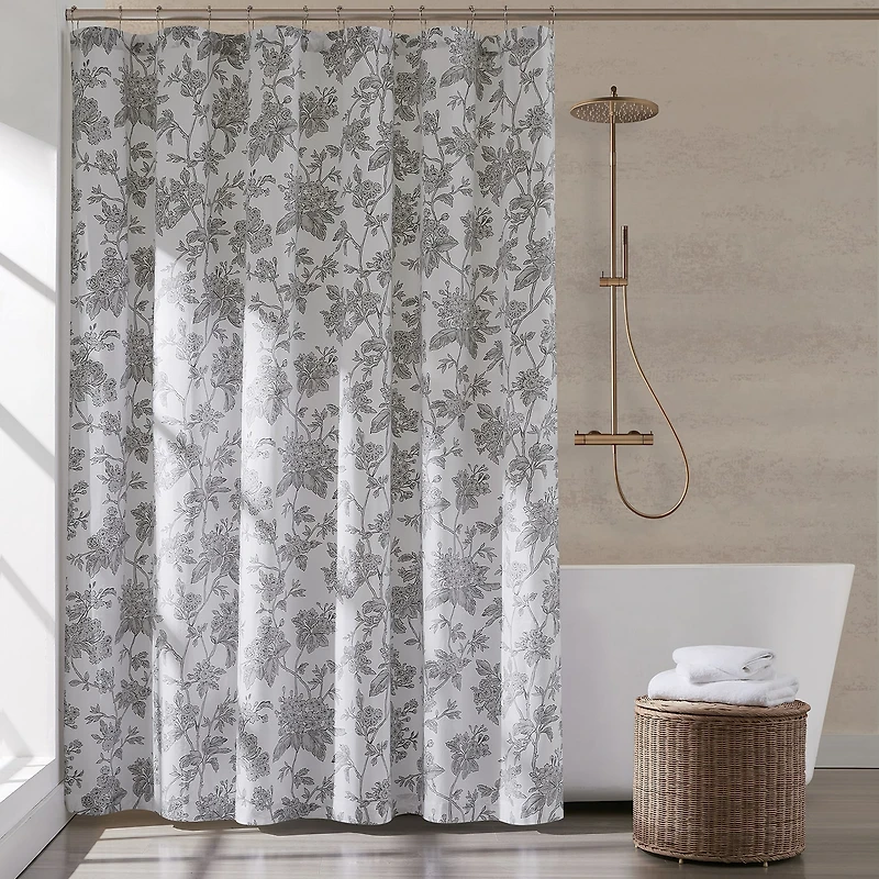 Brooklyn Loom Mila Floral Shower Curtain