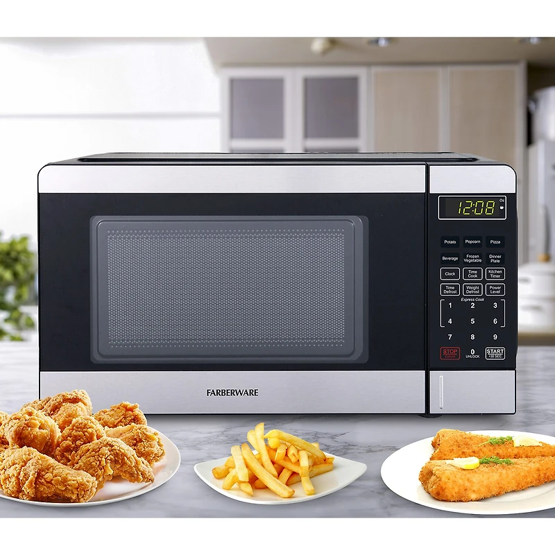 Farberware 0.7 Cu. Ft. 700-Watt Counter Microwave Oven