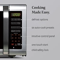 Farberware FMG16SS 1.6 Microwave Oven, Brushed Stainless Steel