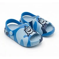Ground Up Shark Camo Toddler Boys Round Clogs