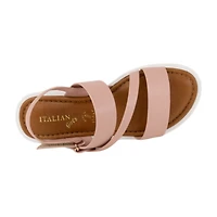 Italian Girls Esmeray Little & Big Kid Slingback Strap Flat Sandals