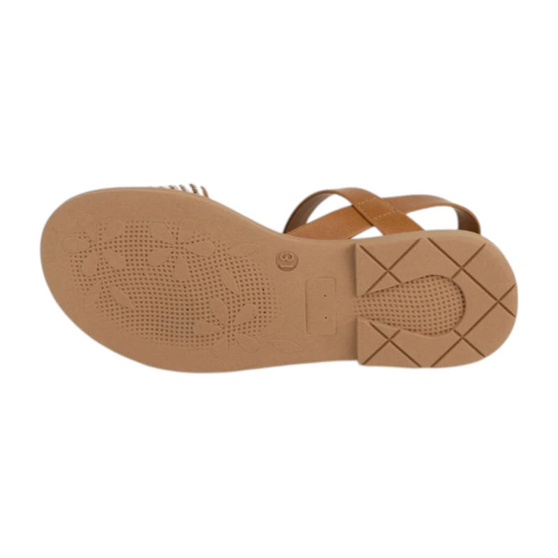 Italian Girls Pomeline Little & Big Kid Adjustable Strap Flat Sandals