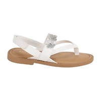 Italian Girls Kinvara Little & Big Kid Adjustable Strap Flat Sandals