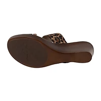 Italian Shoemakers Womens Wedge Sandals