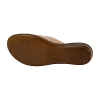 Italian Shoemakers Womens Klaire Wedge Sandals