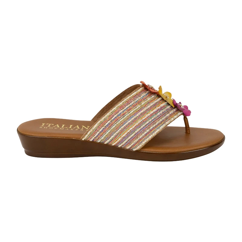 Italian Shoemakers Womens Klaire Wedge Sandals