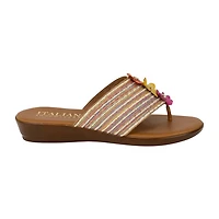 Italian Shoemakers Womens Klaire Wedge Sandals