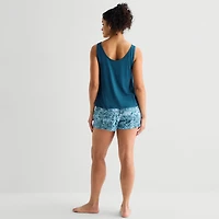 Ambrielle Womens Sleeveless 2-pc. Pajama Set