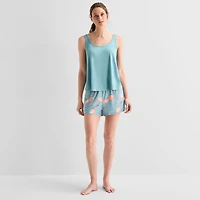 Ambrielle Womens Sleeveless 2-pc. Pajama Set